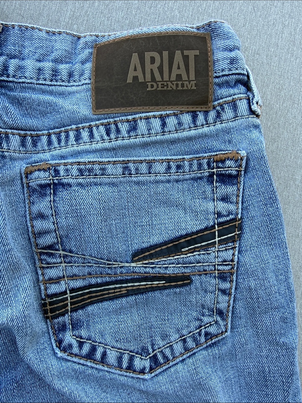 Ariat Men's Light Blue Relaxed Fit Jeans